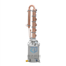 200L whisky/rum/spirits/ethanol distilling machine red copper distillation column alcohol distiller home